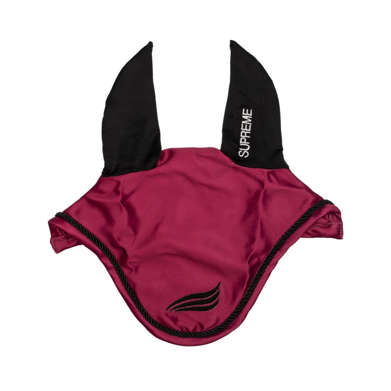 Cuffietta satinata con orecchie elasticizzate