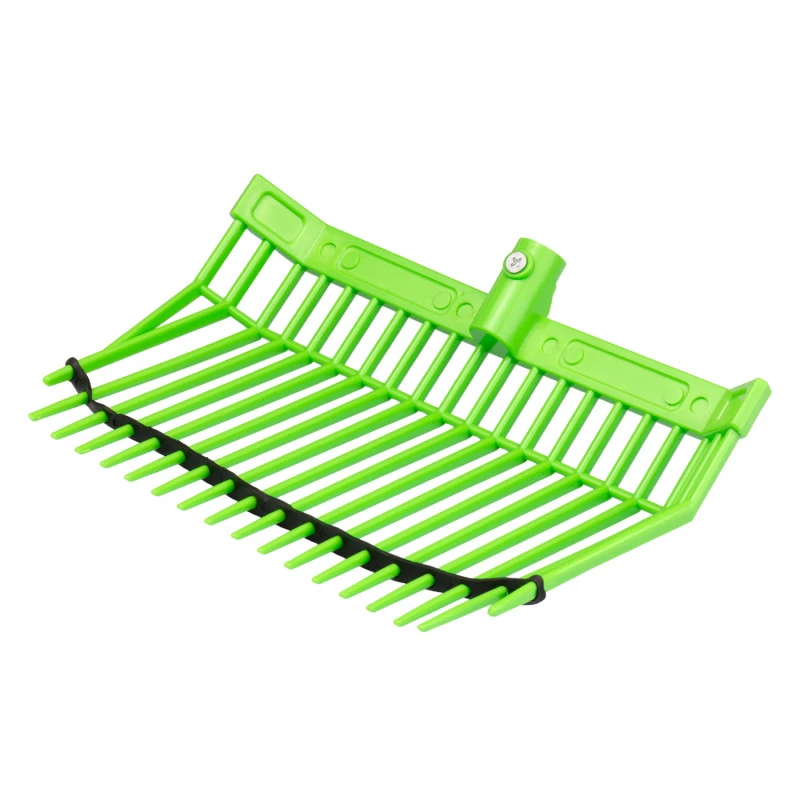 MULTIPURPOSE RAKE WITH CLOSELY SPACED TEETH IN DURABLE PLASTIC