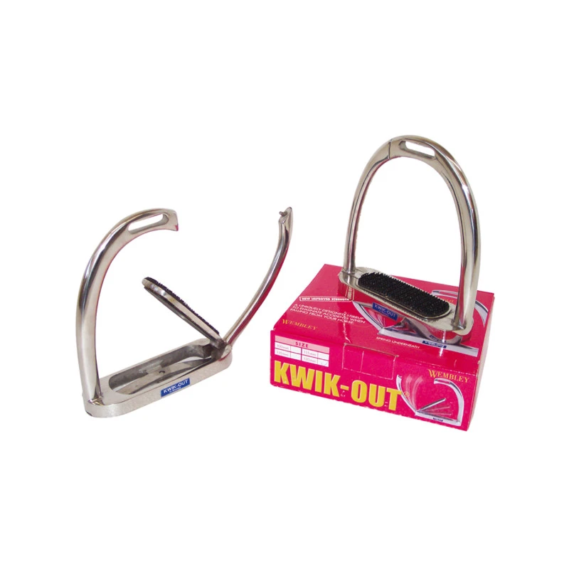 STAINLESS STELL SAFETY KWIK-OUT STIRRUP 