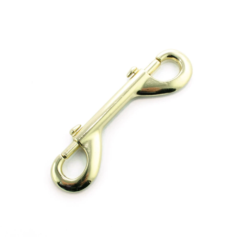 Messingbeschichteter Doppelkarabiner