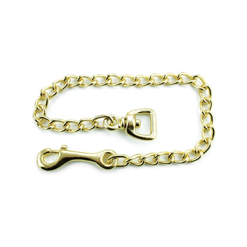cadena larga de latón