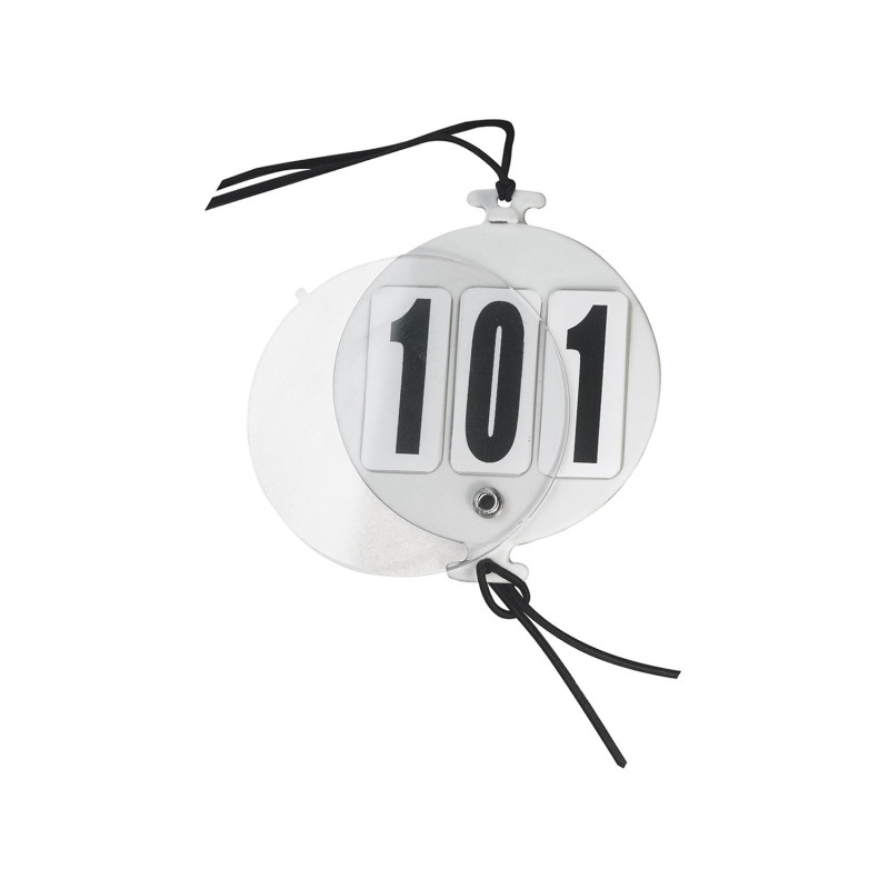 Race Numbers 3 Digits With Elastic Attachments