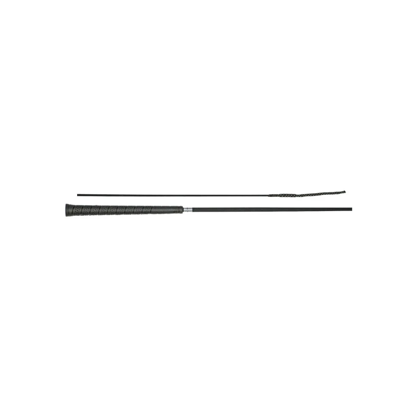 DRESSAGE WHIP NON SLIP HANDLE GOLF STYLE  BLACK MAT CORE