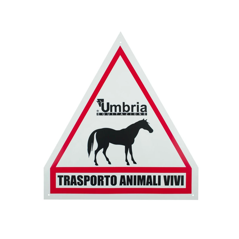 Umbria Equitazione Plastik-Dreiecksschild